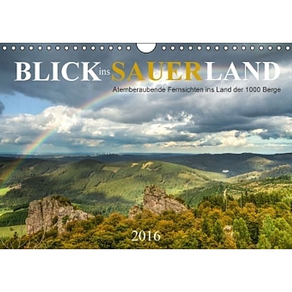 Blick ins Sauerland (Wandkalender 2016 DIN A4 quer), Heidi Bücker