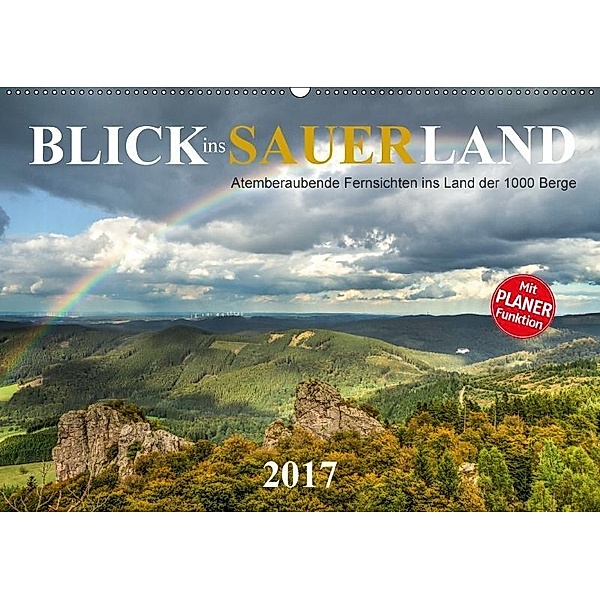 Blick ins Sauerland (Wandkalender 2017 DIN A2 quer), Heidi Bücker