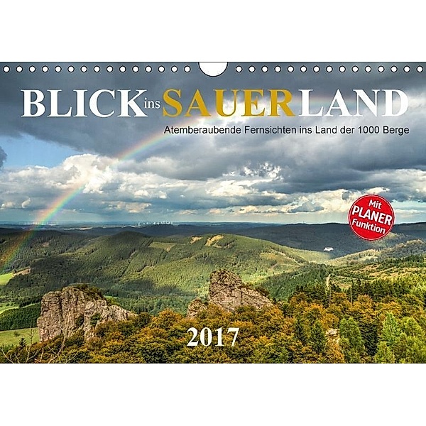 Blick ins Sauerland (Wandkalender 2017 DIN A4 quer), Heidi Bücker