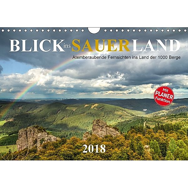 Blick ins Sauerland (Wandkalender 2018 DIN A4 quer), Heidi Bücker