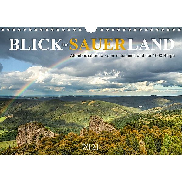 Blick ins Sauerland (Wandkalender 2021 DIN A4 quer), Heidi Bücker