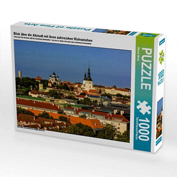Blick über die Altstadt mit ihren zahlreichen Wahrzeichen (Puzzle), Marcel Wenk