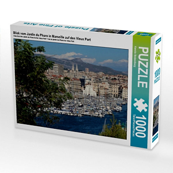 Blick vom Jardin du Pharo in Marseille auf den Vieux Port (Puzzle), Kerstin Stolzenburg