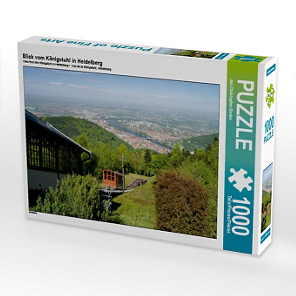 Blick vom Königstuhl in Heidelberg (Puzzle), Jan Christopher Becke