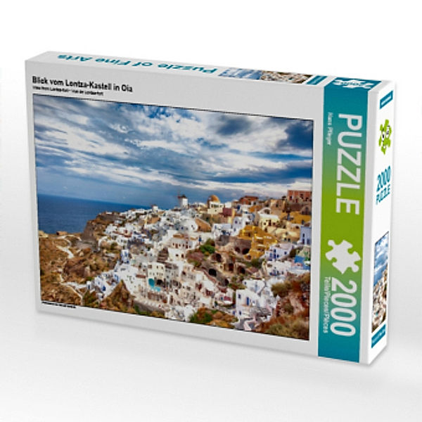 Blick vom Lontza-Kastell in Oia (Puzzle), Hans Pfleger