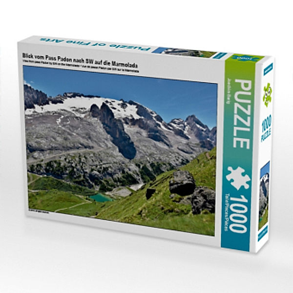 Blick vom Pass Padon nach SW auf die Marmolada (Puzzle), Joachim Barig