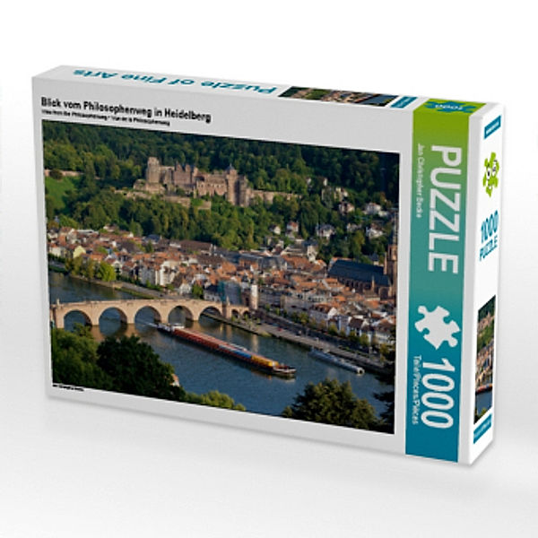 Blick vom Philosophenweg in Heidelberg (Puzzle), Jan Christopher Becke