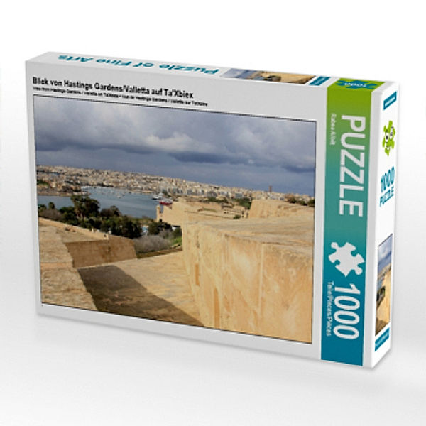 Blick von Hastings Gardens/Valletta auf Ta'Xbiex (Puzzle), Rabea Albilt