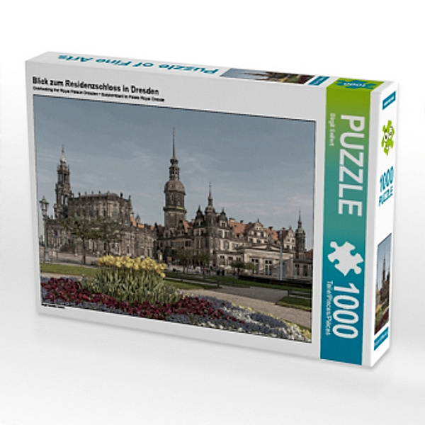 Blick zum Residenzschloss in Dresden (Puzzle), Birgit Seifert