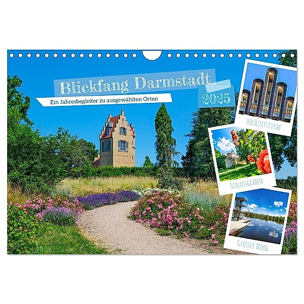 Blickfang Darmstadt! (Wandkalender 2025 DIN A4 quer), CALVENDO Monatskalender, Calvendo, Claudia Schmidt