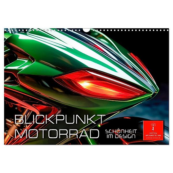 Blickpunkt Motorrad Schönheit im Design (Wandkalender 2024 DIN A3 quer), CALVENDO Monatskalender, Peter Roder