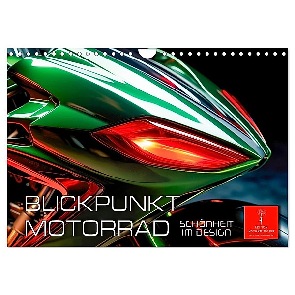 Blickpunkt Motorrad Schönheit im Design (Wandkalender 2024 DIN A4 quer), CALVENDO Monatskalender, Peter Roder