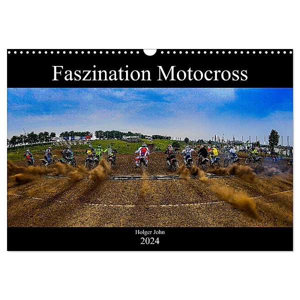 Blickpunkte Motocross (Wandkalender 2024 DIN A3 quer), CALVENDO Monatskalender, Holger John