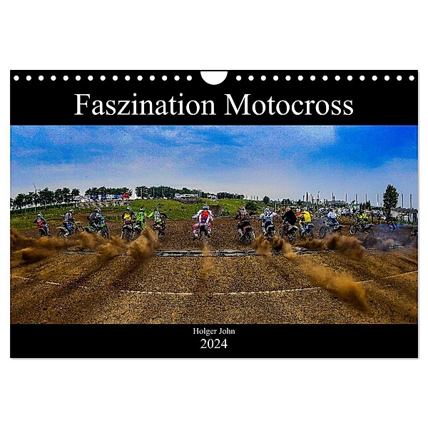 Blickpunkte Motocross (Wandkalender 2024 DIN A4 quer), CALVENDO Monatskalender, Holger John