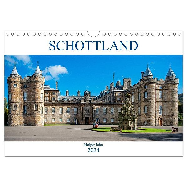 Blickpunkte SCHOTTLAND (Wandkalender 2024 DIN A4 quer), CALVENDO Monatskalender, Holger John