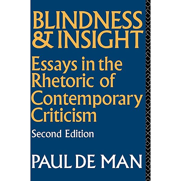 Blindness and Insight, Paul de Man