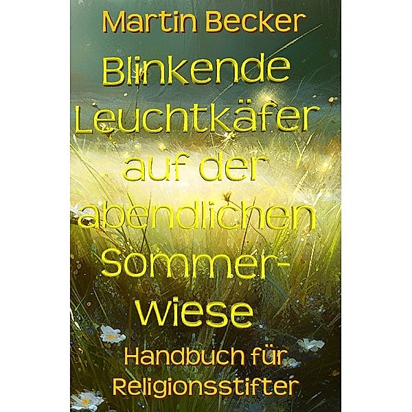 Blinkende Leuchtkäfer auf der abendlichen Sommerwiese, Martin Becker