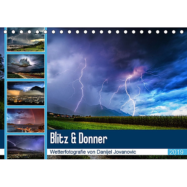 Blitz & DonnerAT-Version (Tischkalender 2019 DIN A5 quer), Danijel Jovanovic