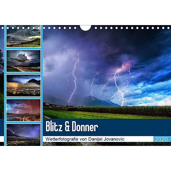 Blitz & DonnerAT-Version (Wandkalender 2020 DIN A4 quer), Danijel Jovanovic
