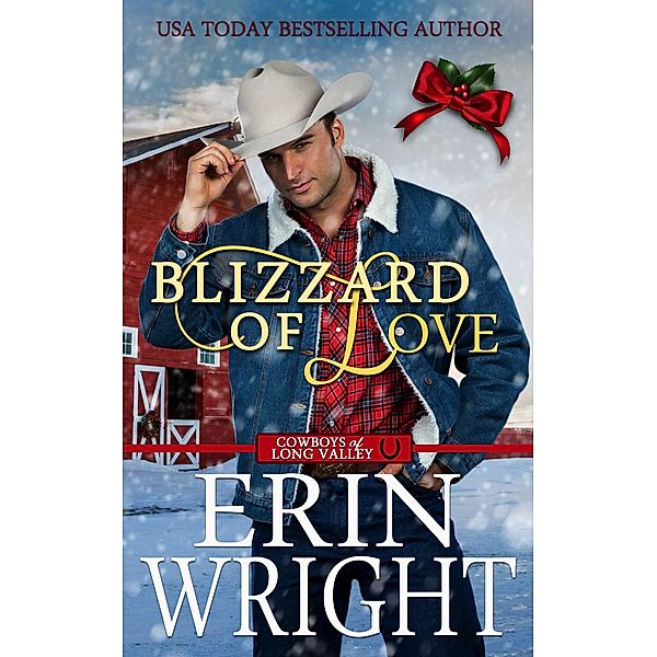 Blizzard of Love: A Christmas Holiday Western Romance (Cowboys of Long Valley Romance, #2) / Cowboys of Long Valley Romance, Erin Wright