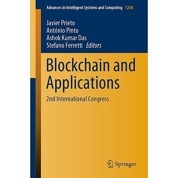 Blockchain and Applications / Advances in Intelligent Systems and Computing Bd.1238