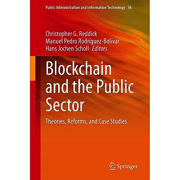 Blockchain and the Public Sector / Public Administration and Information Technology Bd.36