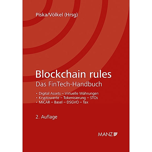 Blockchain rules Das FinTech-Handbuch