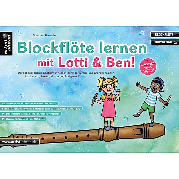Blockflöte lernen mit Lotti & Ben!, Susanne Hossain