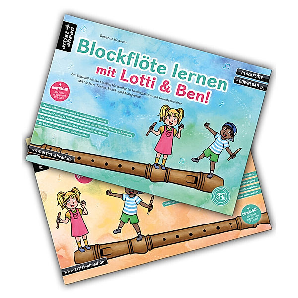 Blockflöte lernen mit Lotti & Ben - Band 1 + 2 im Set!, Susanne Hossain