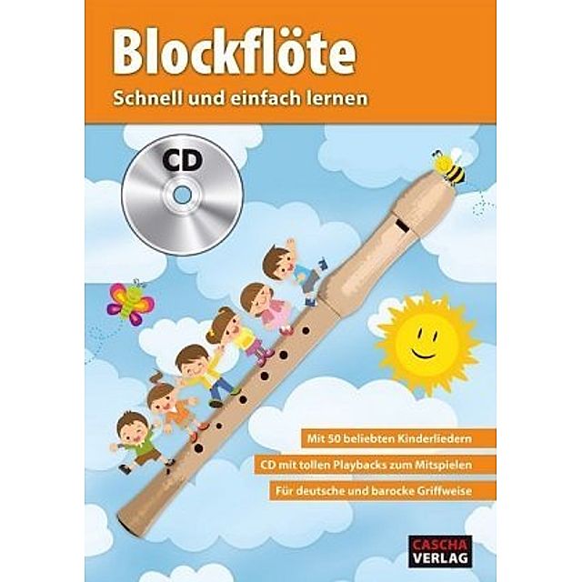 Blockflöte - Schnell und einfach lernen mit CD Buch versandkostenfrei
