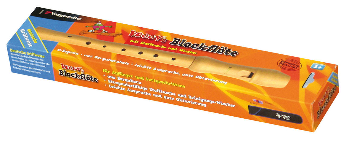 Blockflöte VOGGY mit deutscher Griffweise aus Holz kaufen