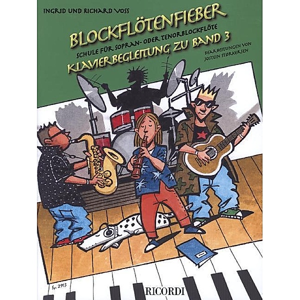 Blockflötenfieber, Klavierbegleitung.Bd.3, Ingrid Voss, Richard Voss
