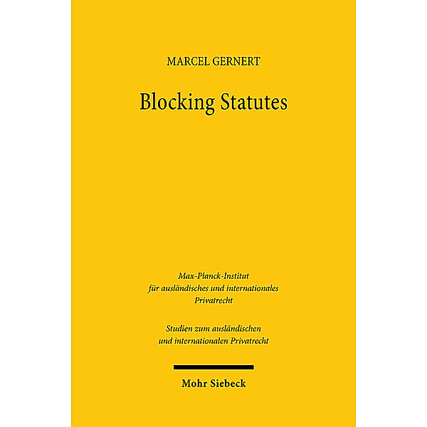 Blocking Statutes, Marcel Gernert