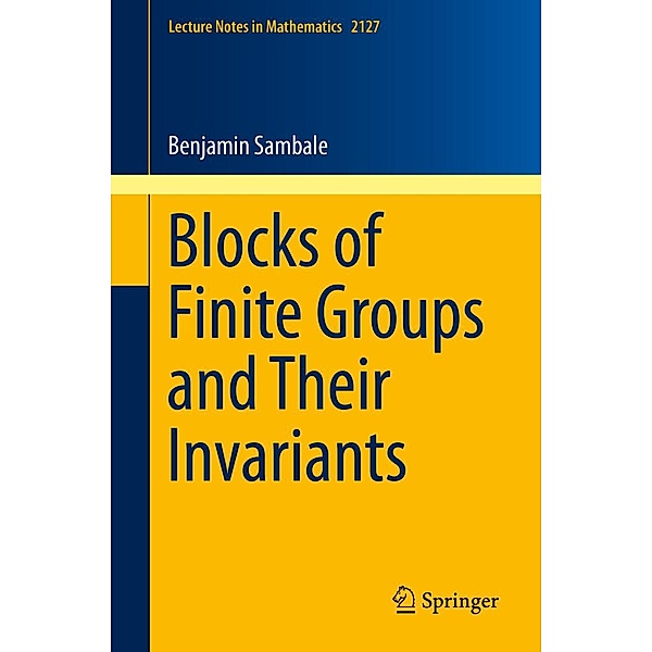 Blocks of Finite Groups and Their Invariants / Lecture Notes in Mathematics Bd.2127, Benjamin Sambale