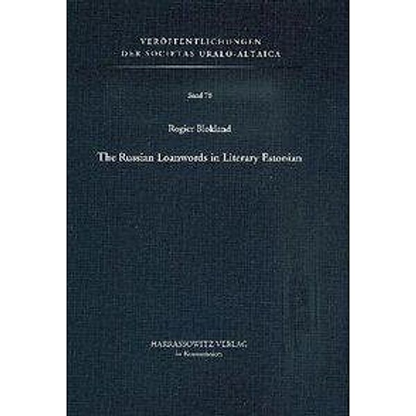 Blokland, R: Russian Loanwords in Literary Estonian, Rogier Blokland