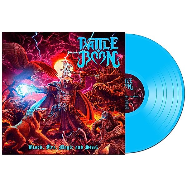 BLOOD, FIRE, MAGIC AND STEEL (SOLID BLUE VINYL), Battle Born