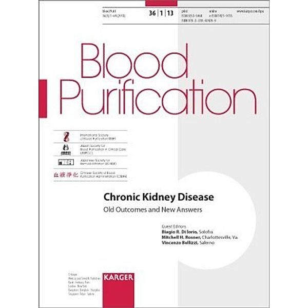 Blood Purification: Vol.36/1 Chronic Kidney Disease