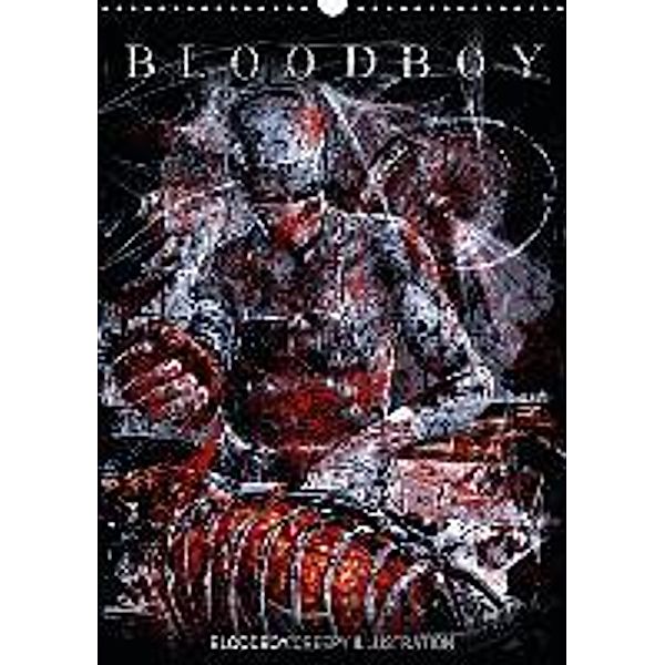 BLOODBOY/CREEPY ILLUSTRATION (Wandkalender 2016 DIN A3 hoch), BLOODBOY