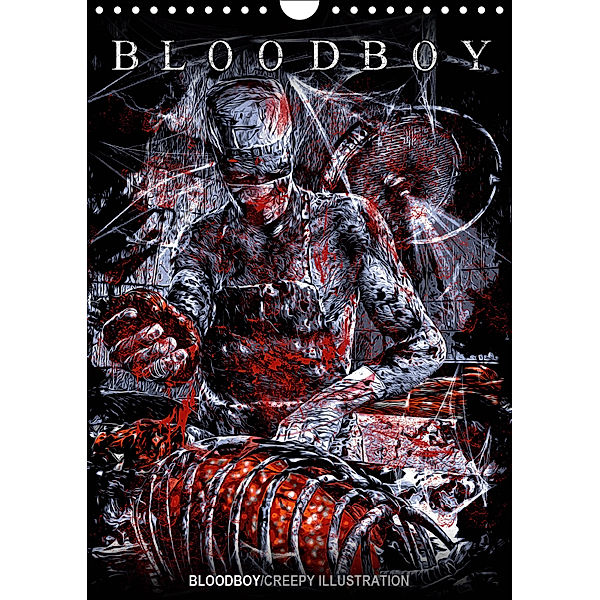 BLOODBOY/CREEPY ILLUSTRATION (Wandkalender 2019 DIN A4 hoch), Bloodboy