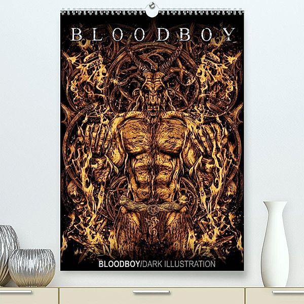 BLOODBOY/DARK ILLUSTRATION (Premium, hochwertiger DIN A2 Wandkalender 2023, Kunstdruck in Hochglanz), Bloodboy