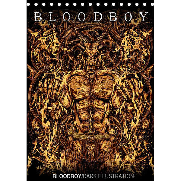 BLOODBOY/DARK ILLUSTRATION (Tischkalender 2019 DIN A5 hoch), Bloodboy