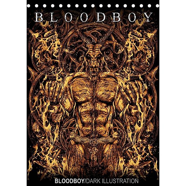 BLOODBOY/DARK ILLUSTRATION (Tischkalender 2023 DIN A5 hoch), Bloodboy