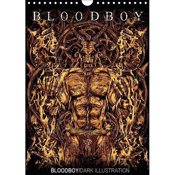 BLOODBOY/DARK ILLUSTRATION (Wandkalender 2017 DIN A4 hoch), BLOODBOY