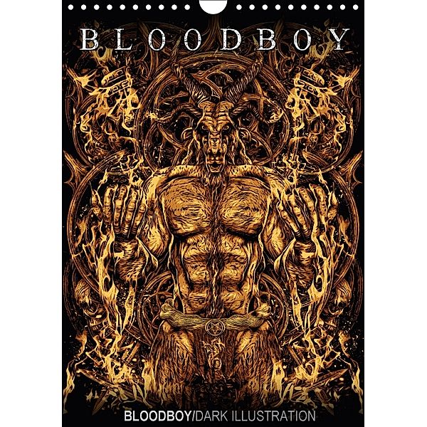 BLOODBOY/DARK ILLUSTRATION (Wandkalender 2018 DIN A4 hoch), BLOODBOY