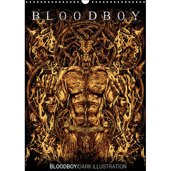 BLOODBOY/DARK ILLUSTRATION (Wandkalender 2019 DIN A3 hoch), Bloodboy