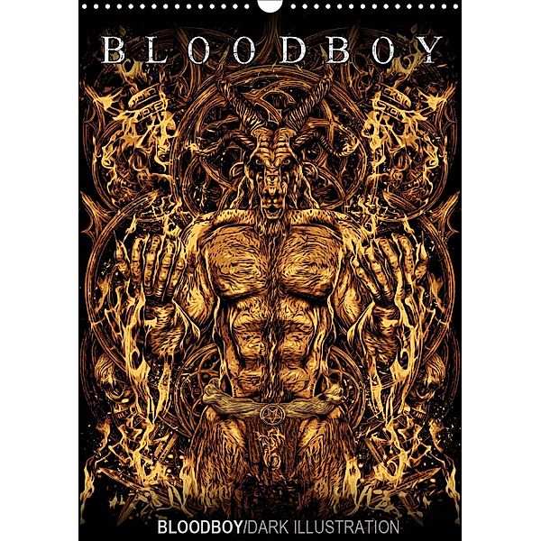 BLOODBOY/DARK ILLUSTRATION (Wandkalender 2021 DIN A3 hoch), Bloodboy