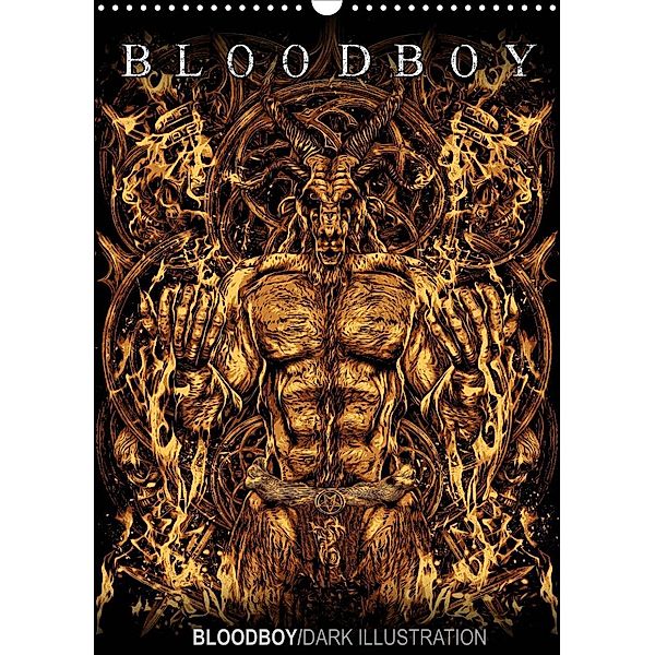BLOODBOY/DARK ILLUSTRATION (Wandkalender 2023 DIN A3 hoch), Bloodboy
