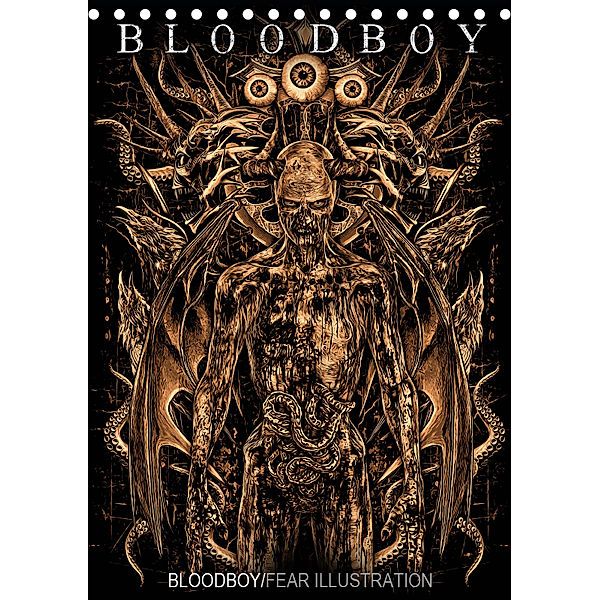 BLOODBOY/FEAR ILLUSTRATION (Tischkalender 2019 DIN A5 hoch), Bloodboy