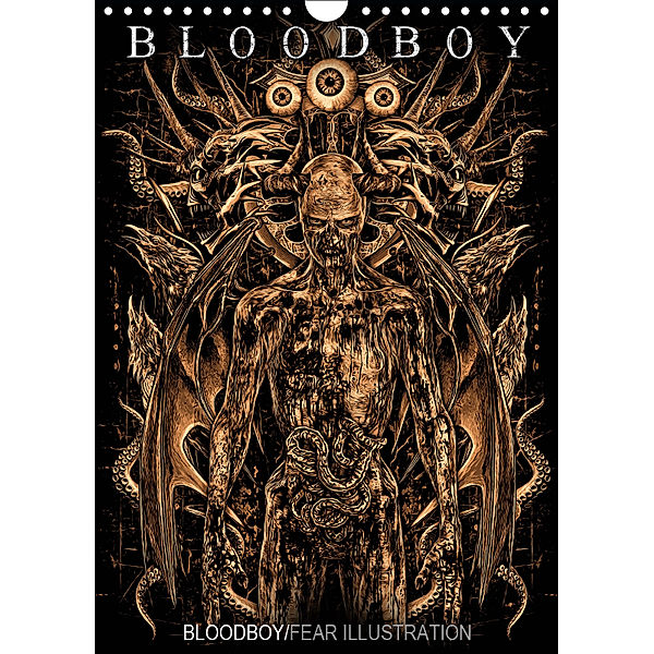 BLOODBOY/FEAR ILLUSTRATION (Wandkalender 2019 DIN A4 hoch), Bloodboy