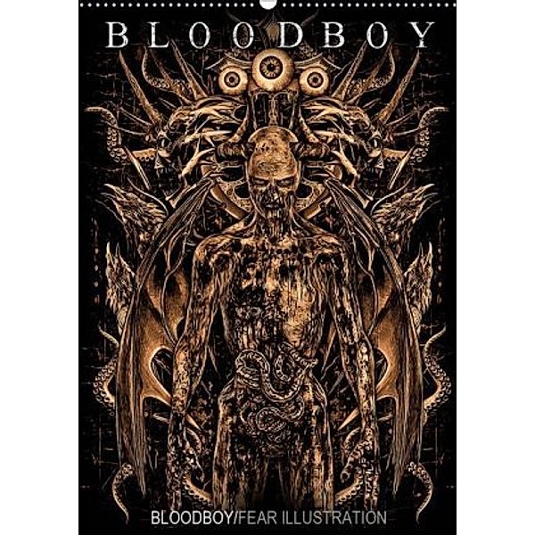 BLOODBOY/FEAR ILLUSTRATION (Wandkalender 2020 DIN A2 hoch)